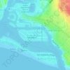 Topografische Karte Balboa Island, Höhe, Relief