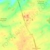 Topografische Karte St Lawrence, Ilketshall, Höhe, Relief