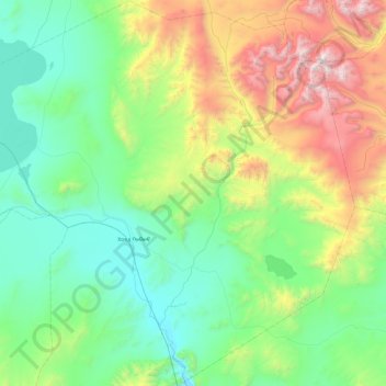 Topografische Karte Khovd, Höhe, Relief