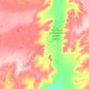 Topografische Karte Наурзумский район - Наурызым ауданы, Höhe, Relief