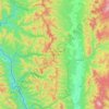 Topografische Karte Salawin National Park, Höhe, Relief
