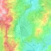 Topografische Karte Washoe Valley CCD, Höhe, Relief