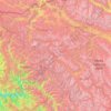 Topografische Karte Kargil district old, Höhe, Relief
