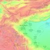 Topografische Karte 克孜勒苏柯尔克孜自治州, Höhe, Relief