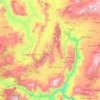 Topografische Karte Jimma, Höhe, Relief