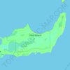 Topografische Karte Great Inagua Island, Höhe, Relief