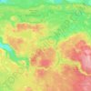 Topografische Karte Раздольевское сельское поселение, Höhe, Relief