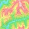 Topografische Karte Vezza d'Oglio, Höhe, Relief