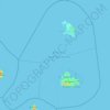 Topografische Karte Antigua und Barbuda, Höhe, Relief