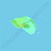 Topografische Karte Horsburgh Island, Höhe, Relief