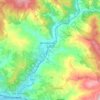 Topografische Karte Rufina, Höhe, Relief