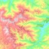 Topografische Karte Chakran, Höhe, Relief