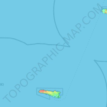 Topografische Karte Pelagie Islands, Höhe, Relief