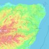 Topografische Karte Aberdeenshire, Höhe, Relief