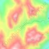 Topografische Karte Kaliwa River (Kaliwa Watershed, Höhe, Relief
