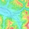 Topografische Karte Vișeu de Sus, Höhe, Relief