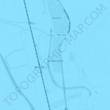 Topografische Karte Тальниковый, Höhe, Relief