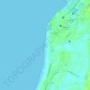 Topografische Karte Miramar Beach, Höhe, Relief