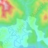 Topografische Karte Mega Lakkos, Höhe, Relief