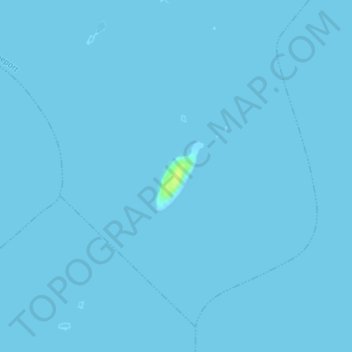 Topografische Karte French Island, Höhe, Relief