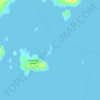 Topografische Karte Seal Island, Höhe, Relief