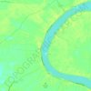 Topografische Karte False River, Höhe, Relief