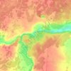 Topografische Karte Синара, Höhe, Relief