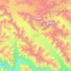 Topografische Karte Biafo Glacier, Höhe, Relief
