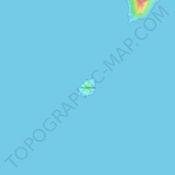 Topografische Karte Ilha Sumítica, Höhe, Relief