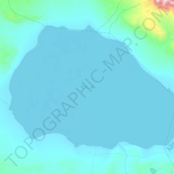 Topografische Karte 哈拉湖, Höhe, Relief