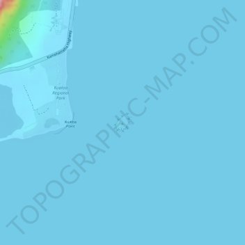 Topografische Karte Mokoliʻi, Höhe, Relief