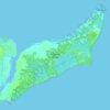 Topografische Karte Raymond Island, Höhe, Relief