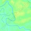 Topografische Karte Бурдина, Höhe, Relief