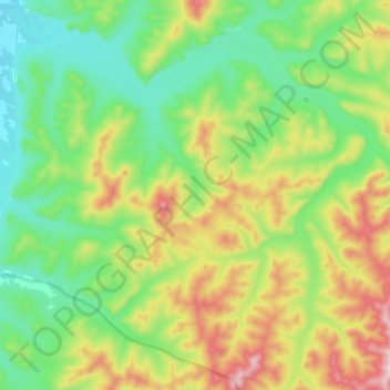 Topografische Karte Долми, Höhe, Relief