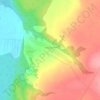 Topografische Karte Чемошур-Уча, Höhe, Relief