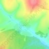 Topografische Karte Пентеги, Höhe, Relief