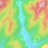 Topografische Karte Bulzeștii de Jos, Höhe, Relief