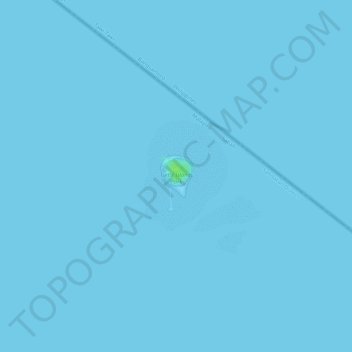 Topografische Karte Little Bakkungaan Island, Höhe, Relief