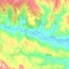 Topografische Karte Bhima, Höhe, Relief