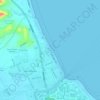 Topografische Karte Balai Serbaguna Kampung Seri Lalang Laut, Höhe, Relief