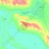 Topografische Karte 冷湖天文观测基地核心暗夜保护区, Höhe, Relief