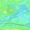 Topografische Karte Charles River, Höhe, Relief