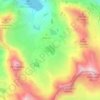 Topografische Karte Lac Nère, Höhe, Relief