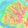 Topografische Karte Chugach State Park, Höhe, Relief