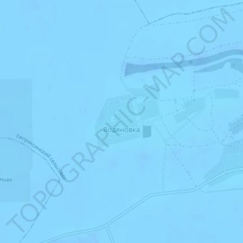 Topografische Karte Водяновка, Höhe, Relief