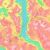 Topografische Karte Eikesdalen, Höhe, Relief