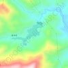 Topografische Karte 矶头水库, Höhe, Relief