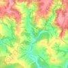 Topografische Karte Селычка, Höhe, Relief
