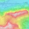 Topografische Karte Kanisfluh, Höhe, Relief