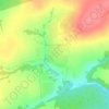 Topografische Karte Большая Гурезь-Пудга, Höhe, Relief